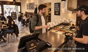 Makarnamix Fast Food Restaurant servis bankosu